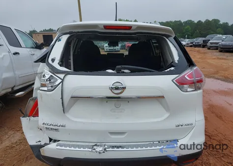 2016 Nissan Rogue Sv from USA, damaged, VIN 5N1AT2MV4GC758036